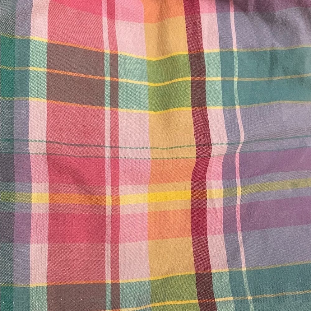 Ralph Lauren Plaid Madras Cotton Sleeveless Dress Infant Size 24 Months Preppy - Picture 11 of 12